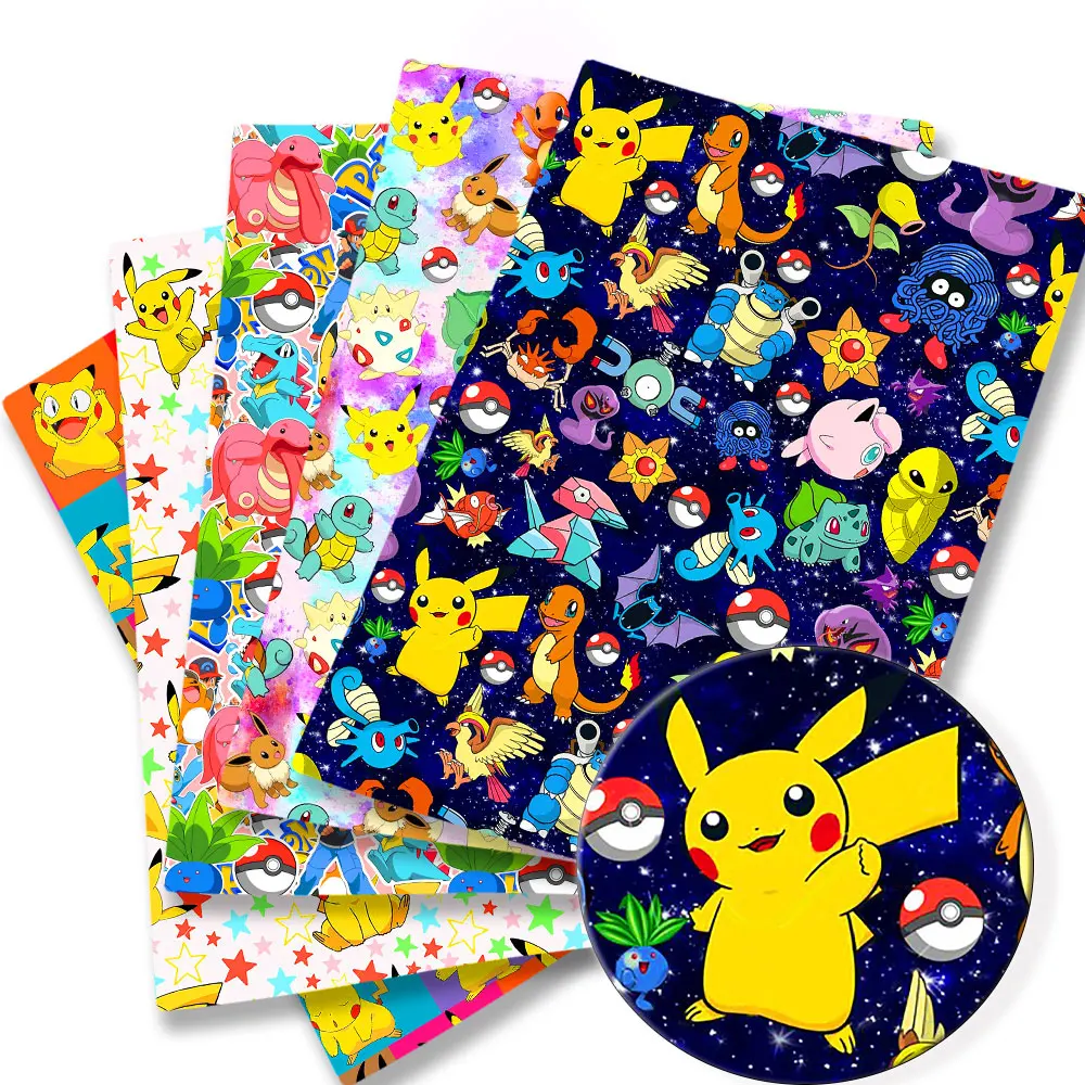 Sewing Production - Pokemon Karikatür Fabric140*50 cm El Yapımı