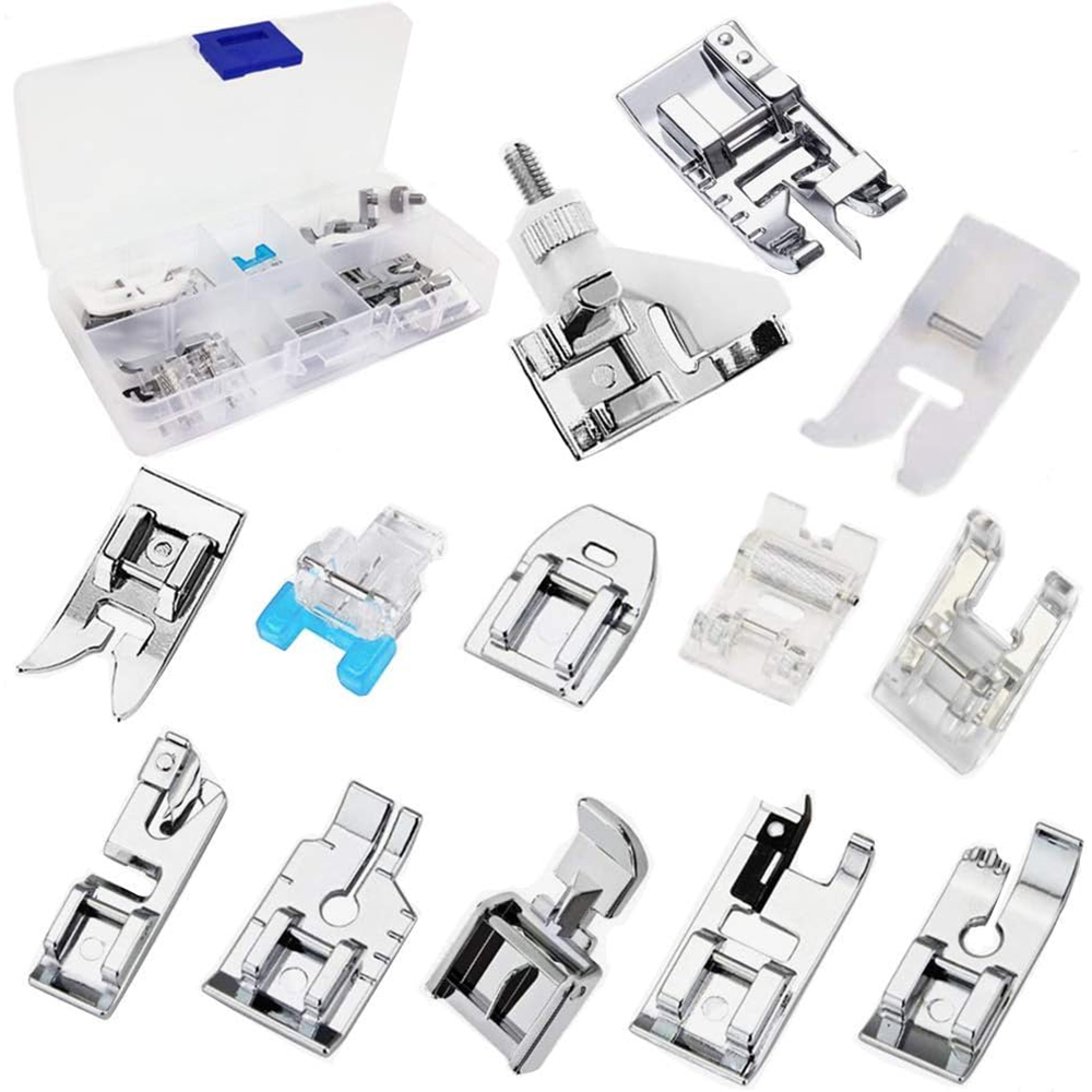 Zipper Foot Presser - 13 adet/kutu baskı ayağı seti rulo