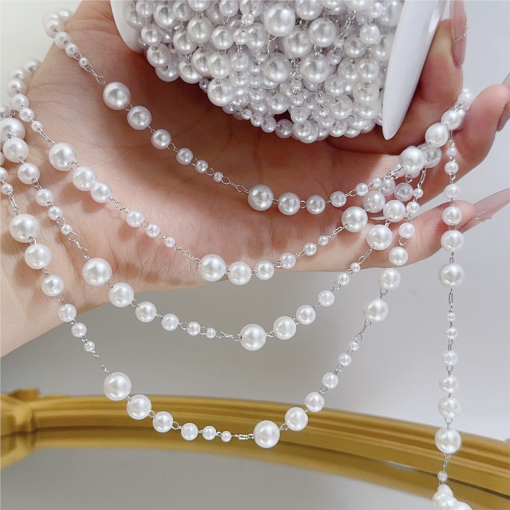 1 metre 3-8mm Sahte İnci Boncu - Sewing Production incelemesi ve fiyatı