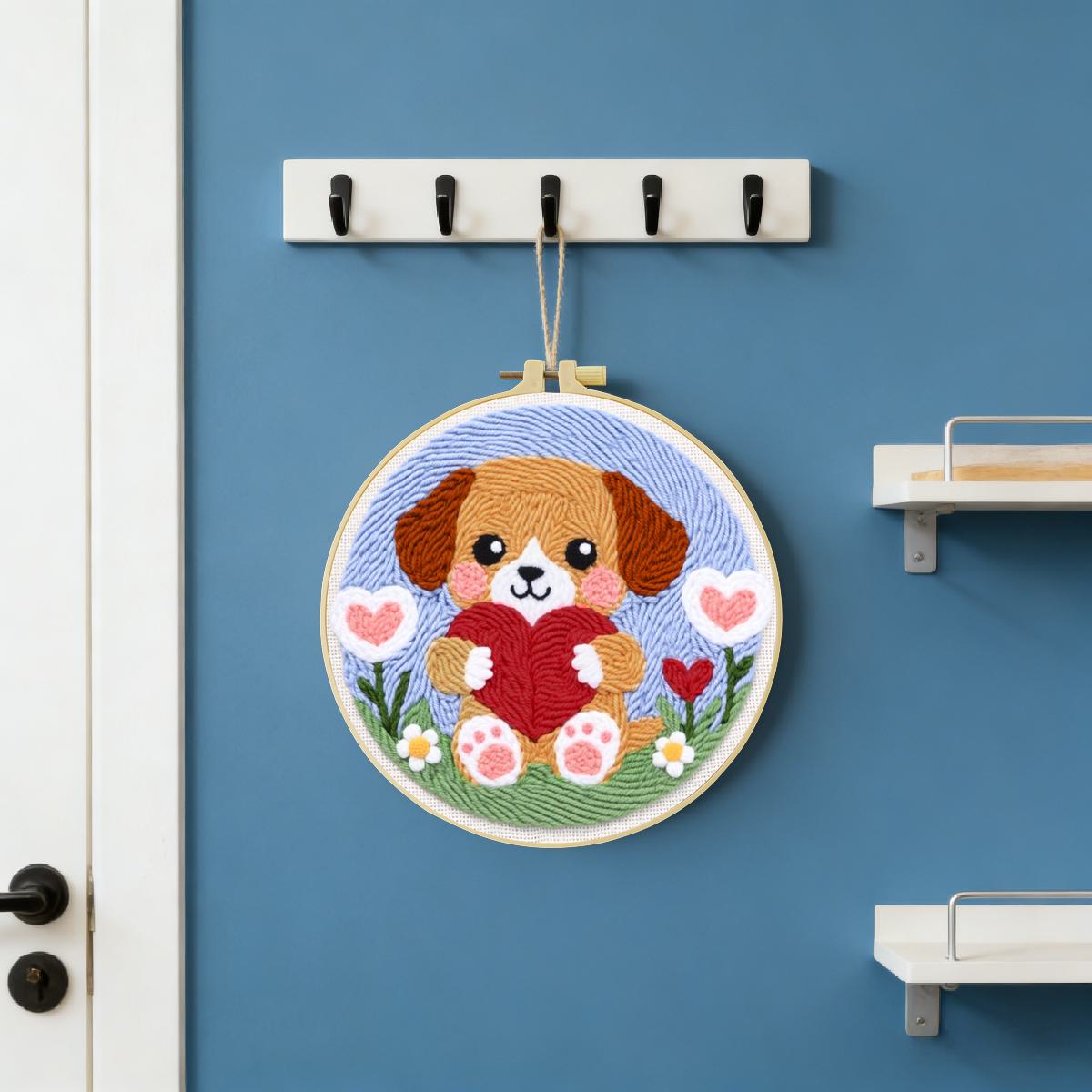 20X20CM/7.87 inç Köpek Desenli - Sewing Textile Art incelemesi ve fiyatı