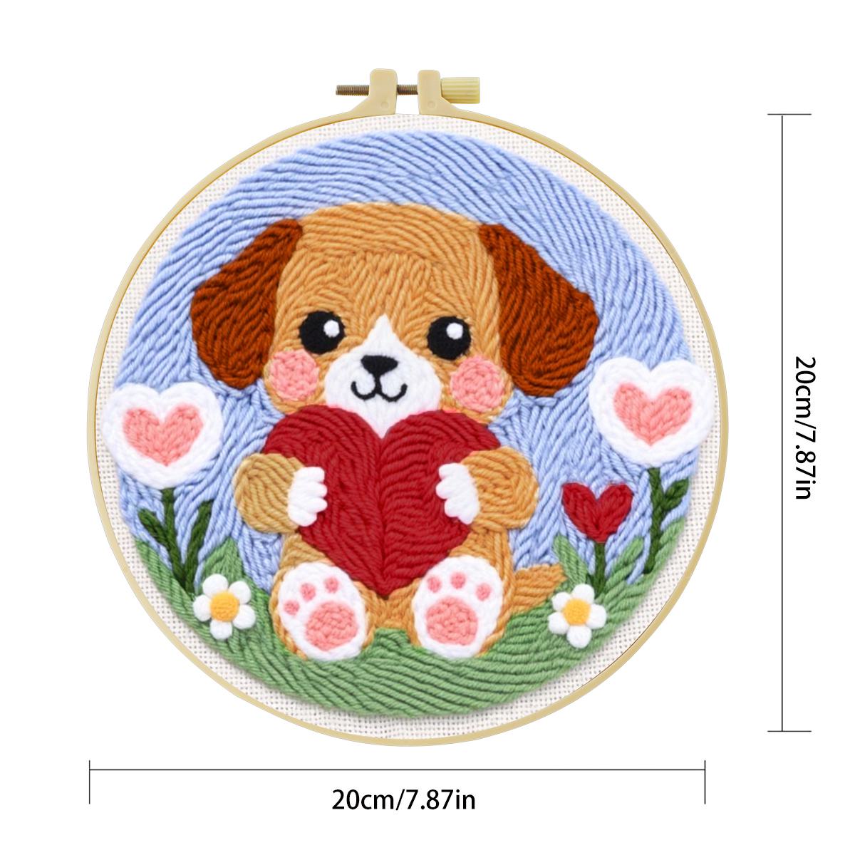 20X20CM/7.87 inç Köpek Desenli - Sewing Textile Art incelemesi ve fiyatı