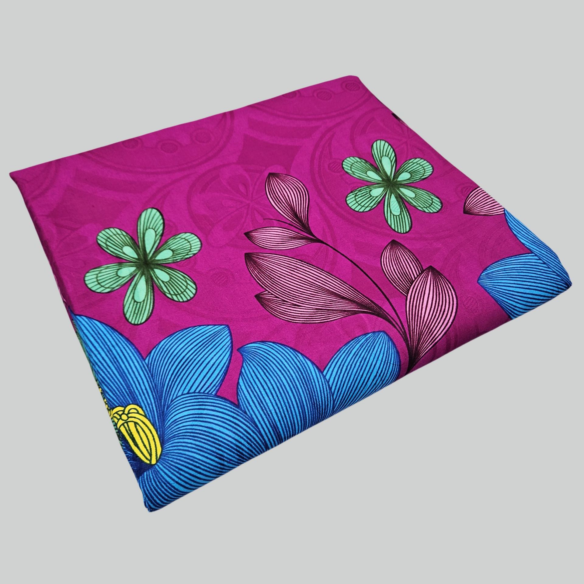 Mor Mavi Pamuklu Afrika Baskıl - Sewing Batik Fabric incelemesi ve fiyatı