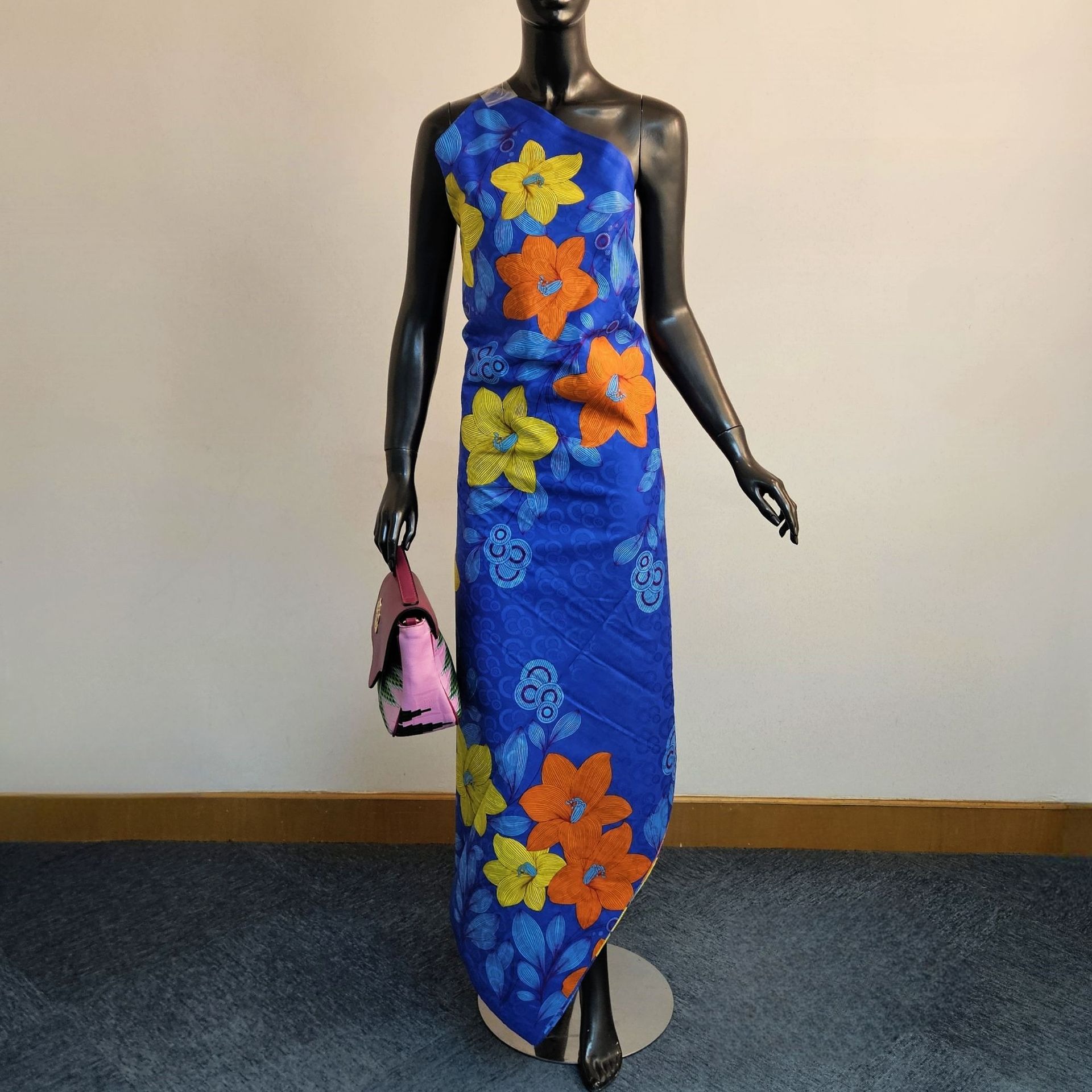 Mor Mavi Pamuklu Afrika Baskıl - Sewing Batik Fabric incelemesi ve fiyatı