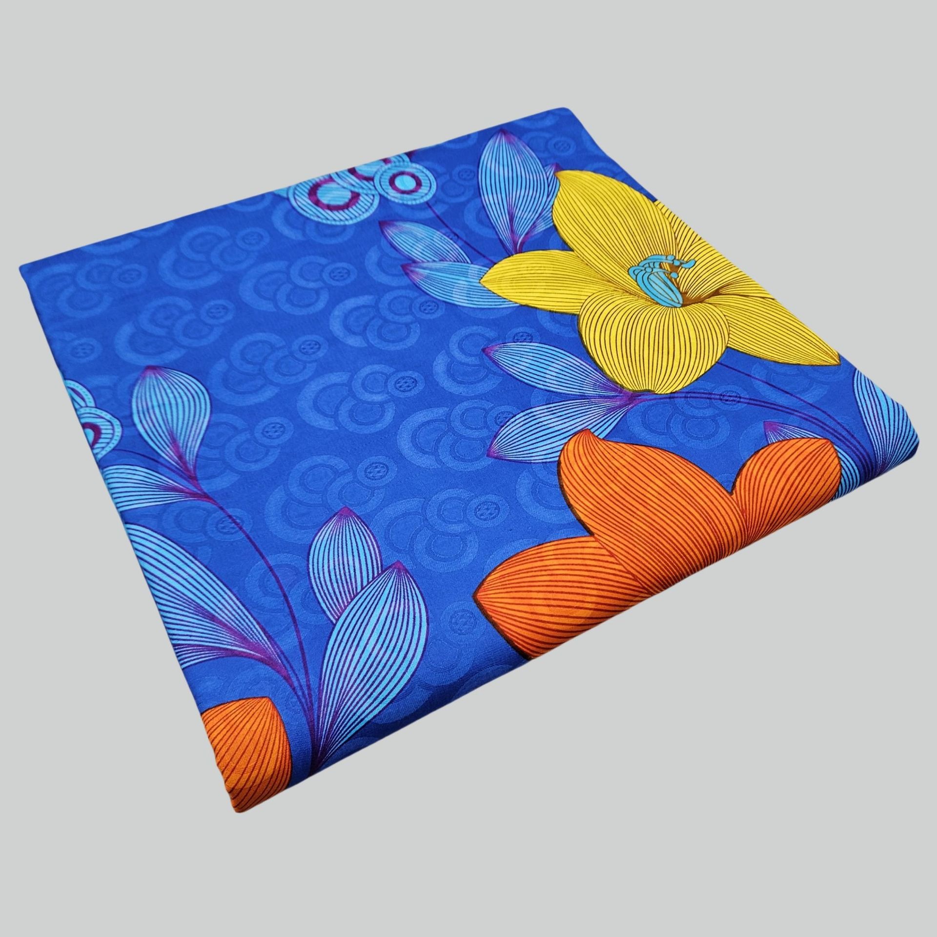 Mor Mavi Pamuklu Afrika Baskıl - Sewing Batik Fabric incelemesi ve fiyatı