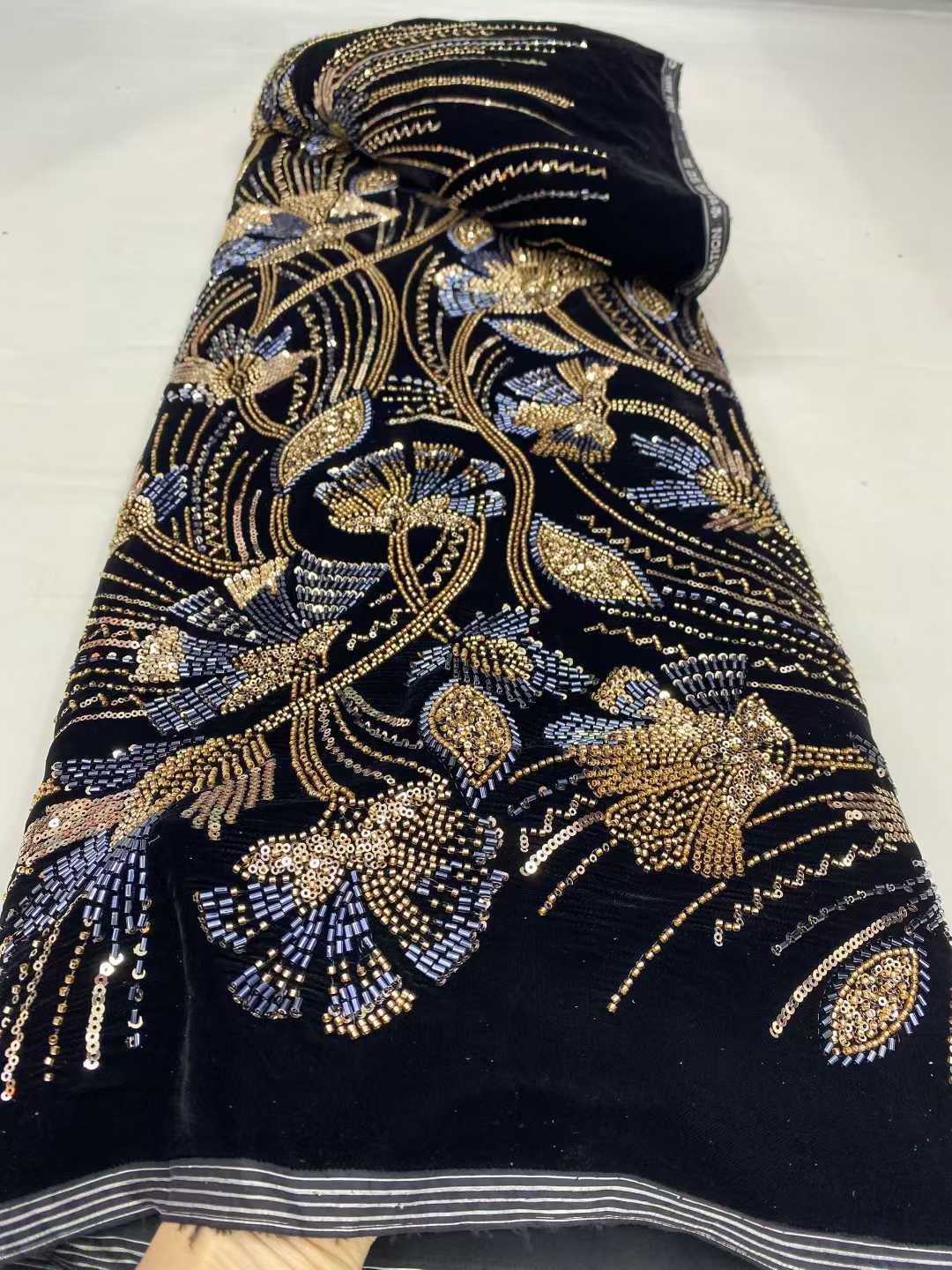 2026 Yeni Gelen Afrika Kadife  - Sewing Velvet Fabric incelemesi ve fiyatı