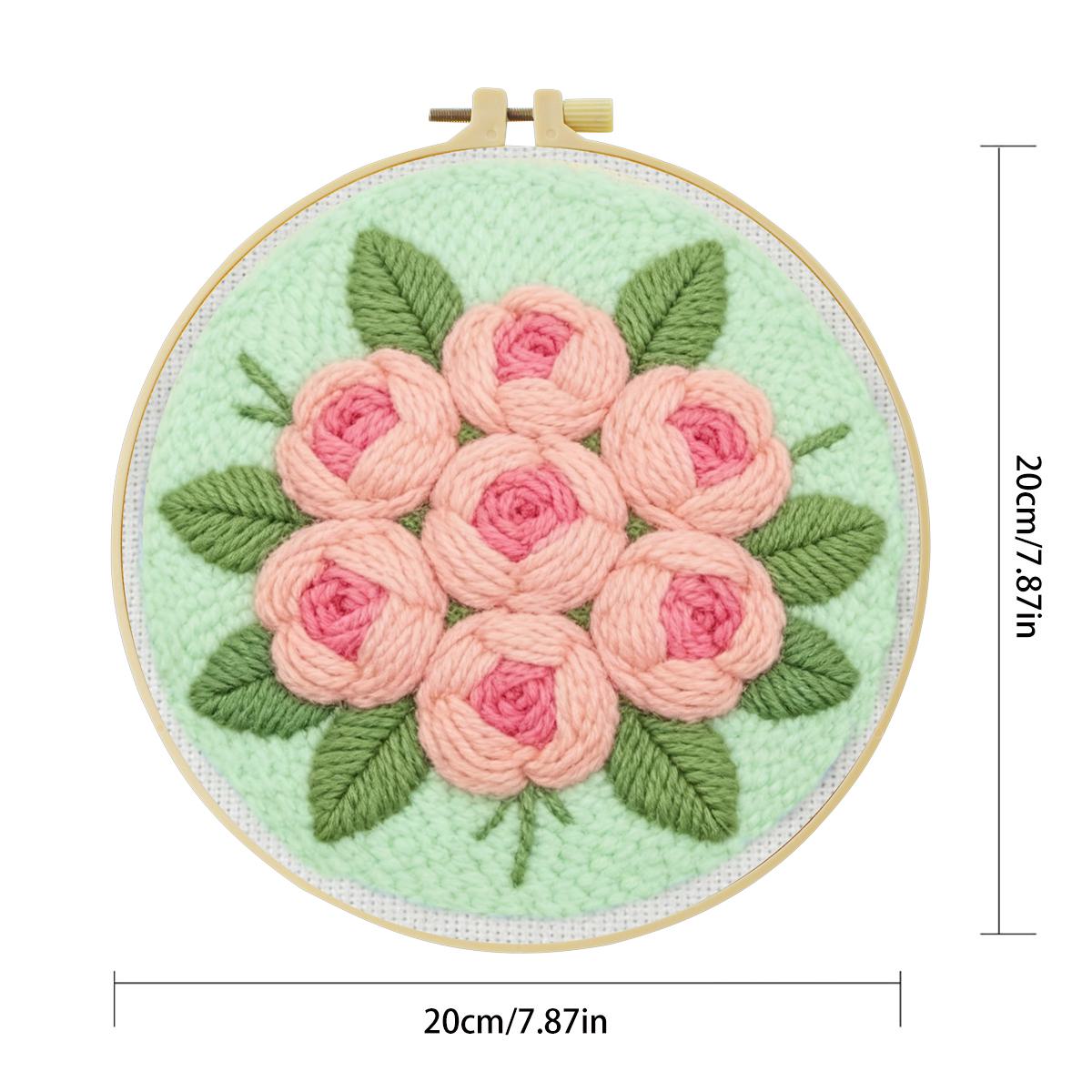 20X20CM/7.87 inç Çiçek Desenli - Sewing Textile Art incelemesi ve fiyatı